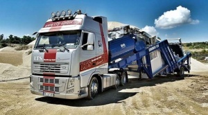 мобильный бетонный завод Nisbau Euromix 100 м3/ч (Германия) 2008