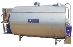 Охладитель молока закрытого типа Full tank-6000