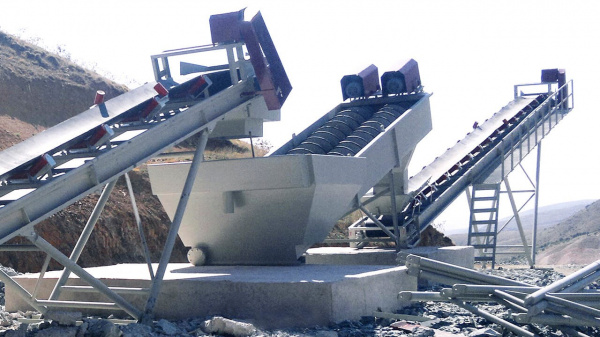 Шнековая система промывания песка Polygonmach CHY 60 (40-75 м3/ч), Турция