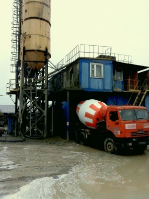 действующий бетонный завод УБРС-10 55 м3/час в городе Ярославль