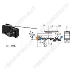 HY-L707D Концевой выключатель подберем аналог