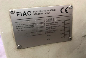 Винтовой компрессор Fiac 640 л/мин