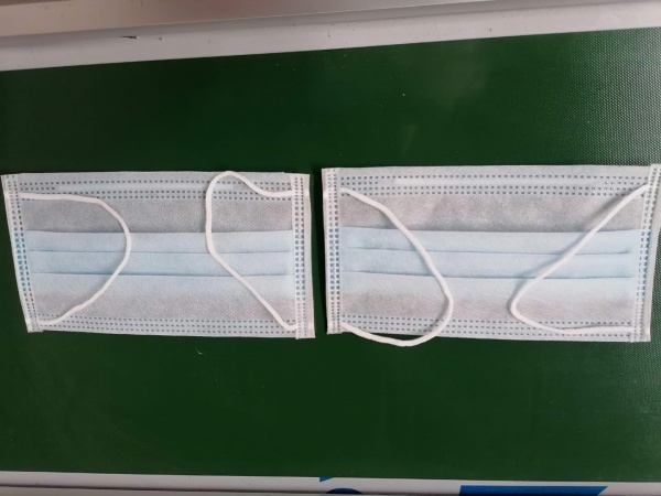 Линия по производству 3х слойных медицинских и хирургических масок (компактных - ушные петли внутри)