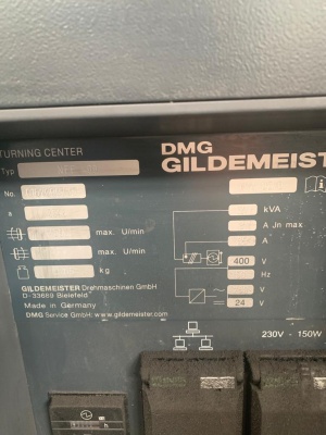 Токарный станок GILDEMEISTER NEF 400 V3