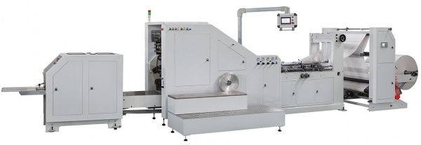 Модель LBS320- высокоскоростная, автоматическая машина для производства бумажных пакетов с квадратным дном