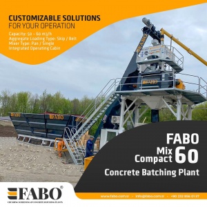 Бетонный завод FABOMIX COMPACT-60