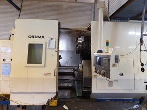 Токарный станок Okuma LU-45M ЧПУ Ø 904 x 1000 мм + C ось 5585 = Mach4metal