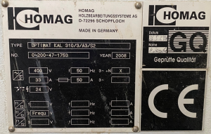 Кромкооблицовочный станок HOMAG KAL 310/3/A3/S2 OPTIMAT