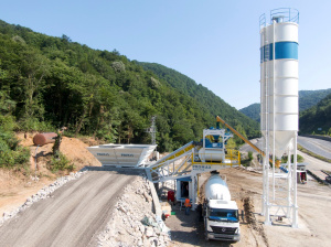 Mobile Concrete Batching Plant PROMAX M100-TWN (100m³/h)
