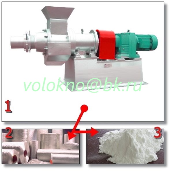 дробильное оборудование стекловолокно порошок