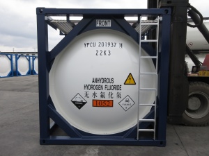 Танк–контейнер Т20, для перевозки жидкого безводного фтористого водорода