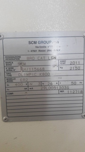 Автоматический кромкооблицовочный станок SCM Olimpic K800