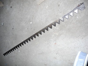 Нож с литой (стальной) головкой, сегмент Н 066.02, КЗНМ 08.040/4.1