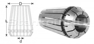 Цанга ER16-8 (DIN 6499B)