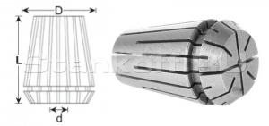 Цанга ER25-4 (DIN 6499B)