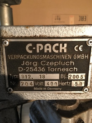 Клипсатор полуавтоматический немецкий C-Pack 912 D-25436