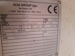 Четырехсторонний станок SCM SINTEX NT (Италия)