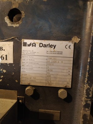 Гидравлическая гильотина Darley vs 3100 x 6 mm