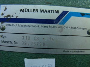 Вкладочно-швейно-резальный агрегат Muller Martini 235