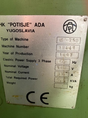 Универсальный токарный станок Potisje USA 250 Ø 510 x 2000 мм = 6226 Mach4metal