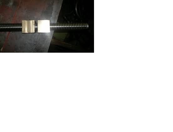Винт поперечной подачи 1М63 с гайкой, длина 1154 мм (Рязань)