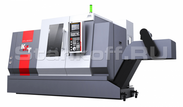 Токарный станок с наклонной станиной KTL-S 56 C (угол наклона станины 45°)