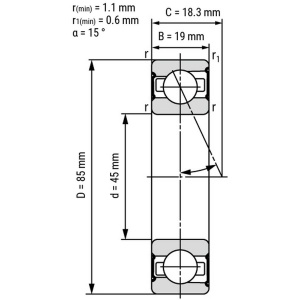 Подшипники 7209 B7209 E245 S6209 36209 209HC MM209