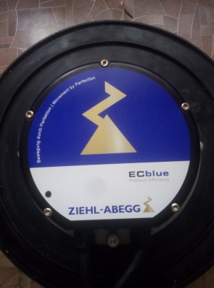 Вентилятор Ziehl-abegg RH35V-ZIK.DC.1R 1- фазный 220V