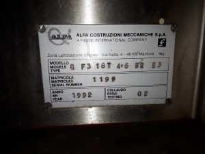 Этикетировщик Alfa Q F3 18T Италия