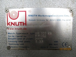 Knuth HB 320 - Полуавтоматическая, ленточная пила