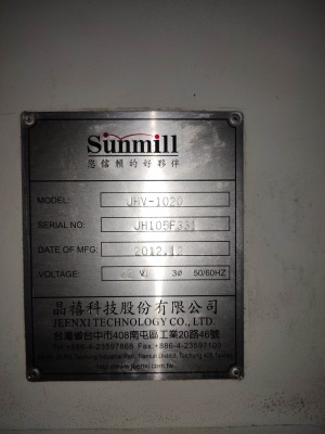 Станок фрезерный ЧПУ Sunmill JHV-1020 (Тайвань)