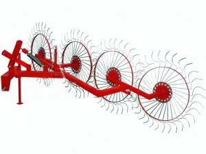 Сеноворошилка 4-колесная на трактор