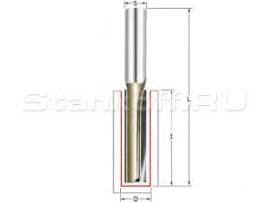 Фреза пазовая D=18x30x62 S=8 ARDEN 110880