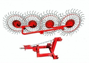 Сеноворошилка 4-колесная на трактор