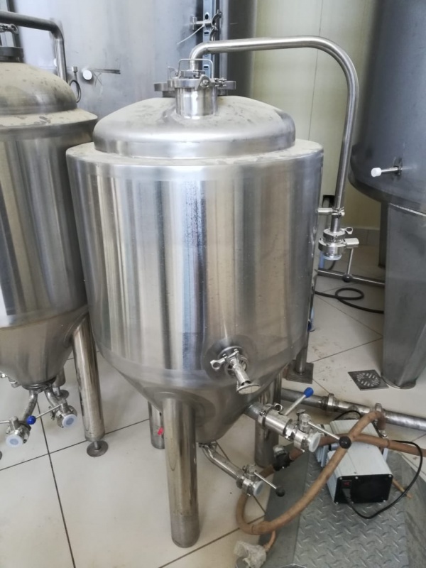 Емкость для ферментации ЦКТ-0,12 с рубашкой и термоизоляцией Brew-Tek, нержавеющая сталь 304, не использовалась, торг