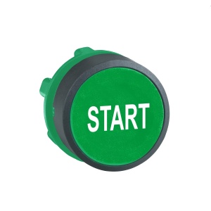 Головка зеленая для кнопки 22мм с маркировкой START ZB5AA333