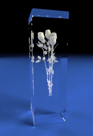 Комплект оборудования CERION C-JET для объемной (3D) лазерной гравировки в стекле (ГЕРМАНИЯ)