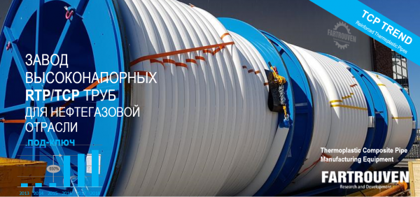 Завод высоконапорных композитных RTP/TCP/ПАТ труб «под-ключ» для нефтегазовой отрасли в 2025 году