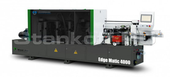 Автоматический кромкооблицовочный станок WoodMac EdgeMatic 4000F с клеевой циклей