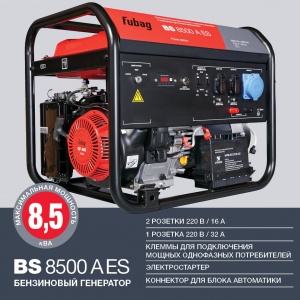 Бензиновый генератор Fubag BS 8500 A ES