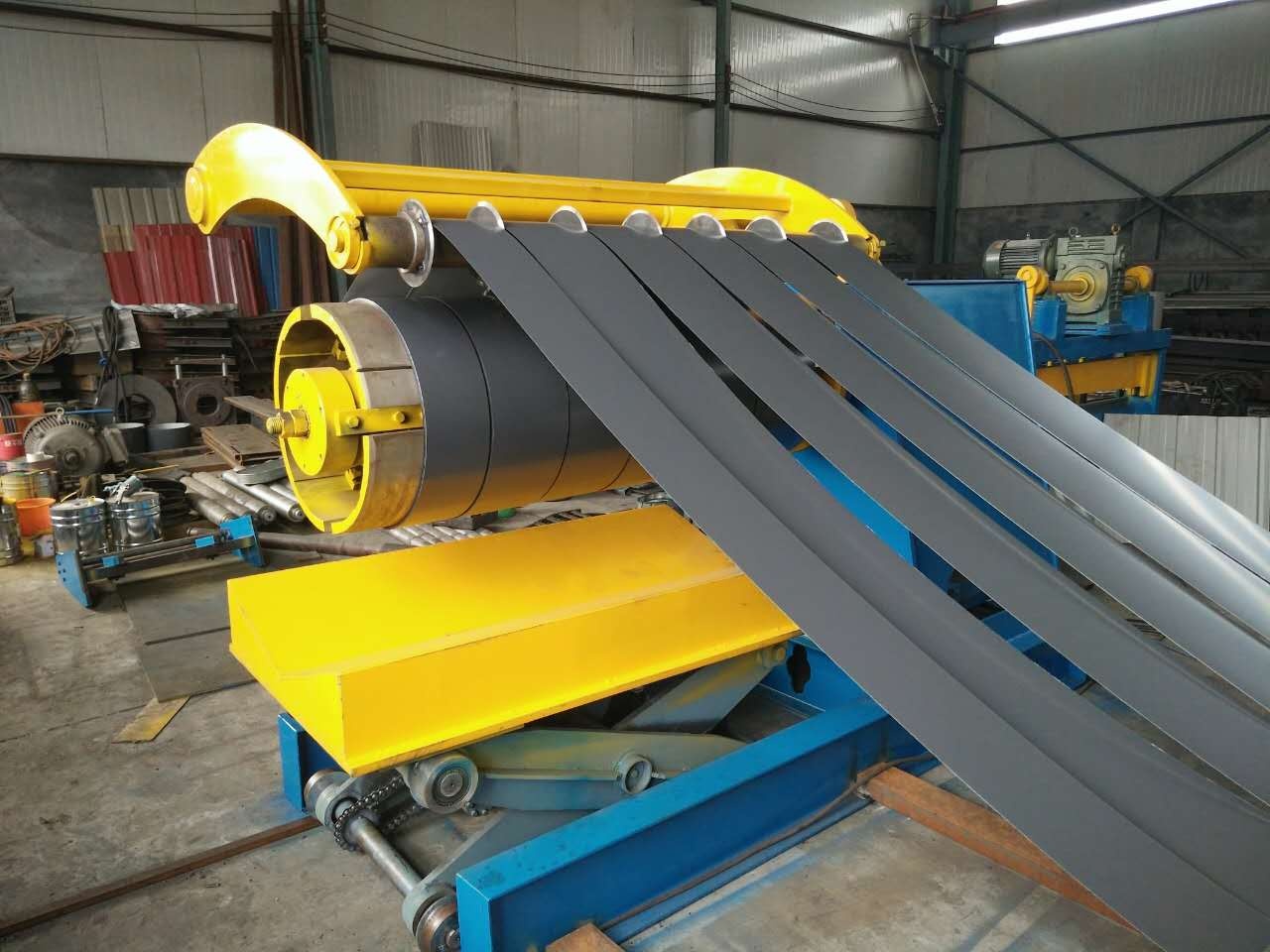 Агрегат продольной резки рулонного металла. 0 мм wuxi weihua machinery. Линия для листового металла. Линия для листового металла. Агрегат продольной резки рулонного металла.