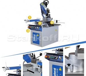 Станок ленточнопильный полуавтоматический CUTERAL PSM 220/330 DM