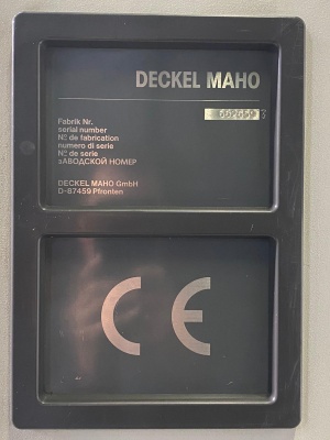 5-ти осевой обраб.центр DECKEL MAHO - DMU 60 P 6309 = Mach4metal