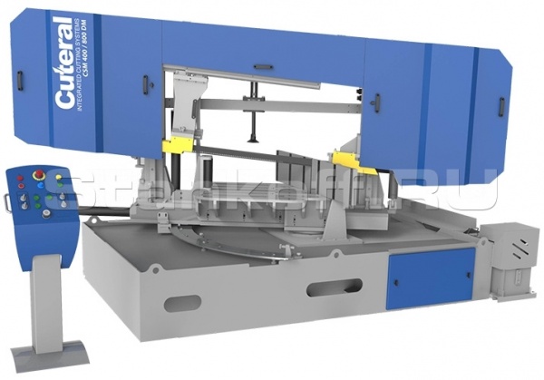 Станок ленточнопильный полуавтоматический CUTERAL CSM 400/800 DM