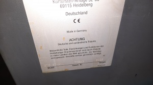 Печатная офсетная машина Heidelberg GTO-52-4, А3 формат, смена форм,смывки-ручные, увлажнение Компак, 28 млн отт