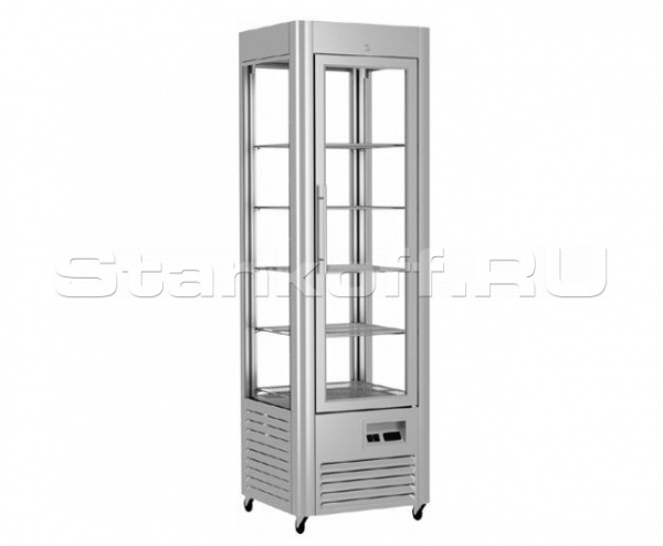 Холодильный шкаф вертикальный Veneto RS-0,4 нержавейка (полки-решетка)