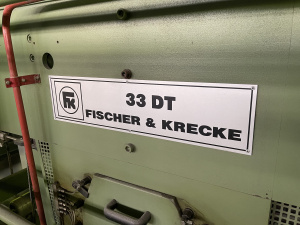 Обоепечатную машину Fischer&Krecke