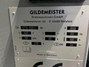 Токарно фрезерный станок с ЧПУ GILDEMEISTER CTX 500 E