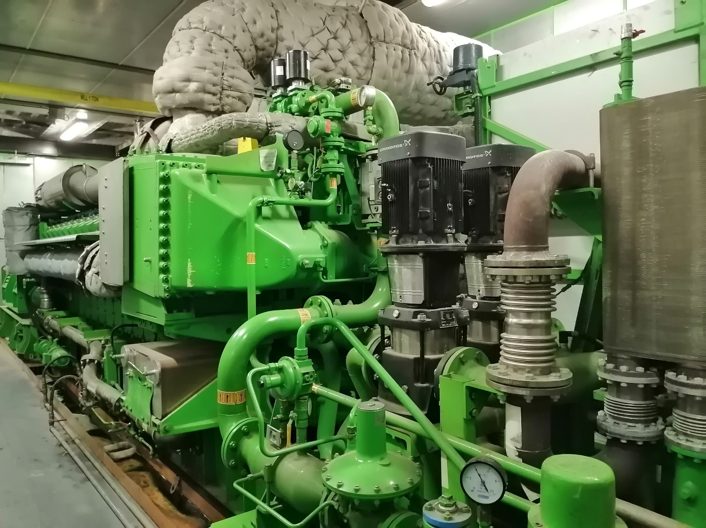 Газопоршневая электростанция Jenbacher JMS 624GS-NL 4 мВт 10 кВ купить ...