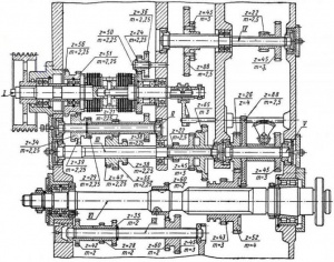 Вал 6-ой оси 1К62Д.020.224 в сборе (шпиндель)